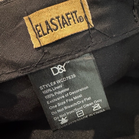 D&Y Elastafit Gray Linen Military Unisex Hat - Picture 6 of 7